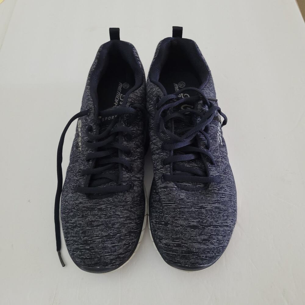 Blue and White Sport Sneakers - Size 9.5 - Great Condition!